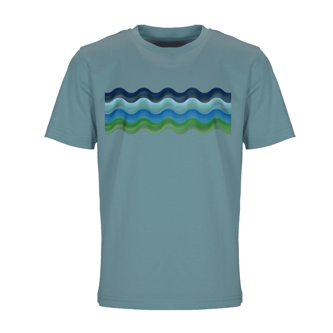 Dot Waves Hawaii Bar - Kids T-Shirt & Swim Short Set