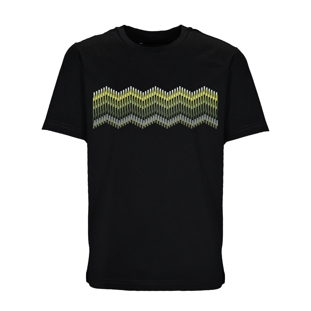 Line Zig Green Bar - Kid's T-Shirt