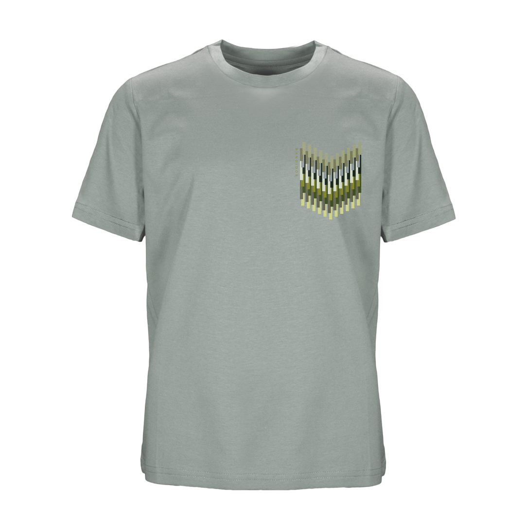 Line Zig Green Chevron - Kid's T-shirt & Swim Short Set