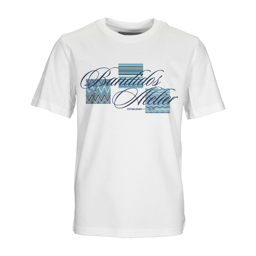 Multi Zig Navy Boxes - Kid's T-Shirt