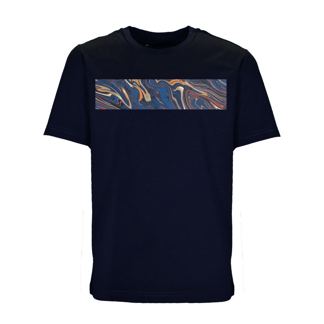 Oil Navy Bar - Kid's T-Shirt