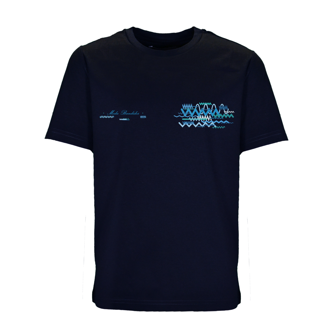 Oscillate Aqua Chest - Kid's T-Shirt