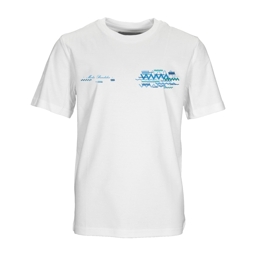 Oscillate Aqua Chest - Kid's T-Shirt