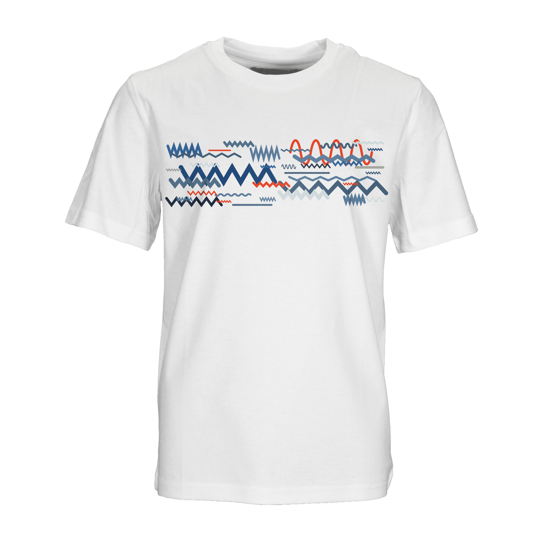 Oscillate Blue Red Bar - Kid's T-Shirt