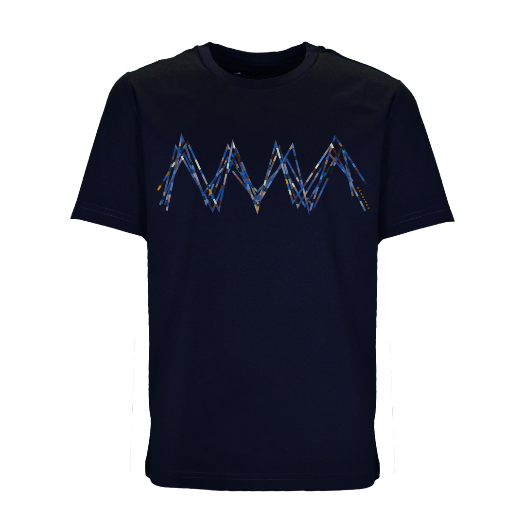Scribble Zig Blue - Kid's T-Shirt