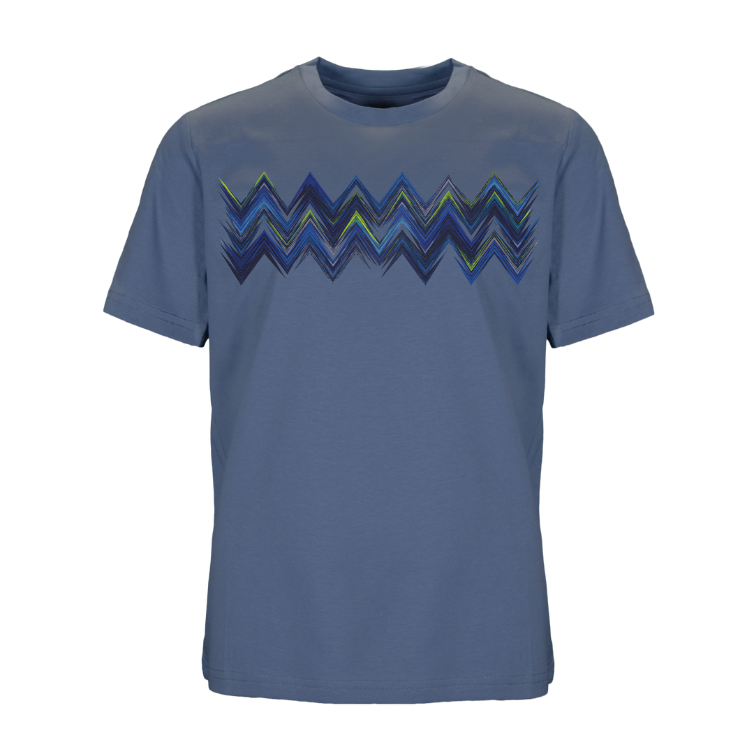 Space Zig Blue - Kid's T-Shirt