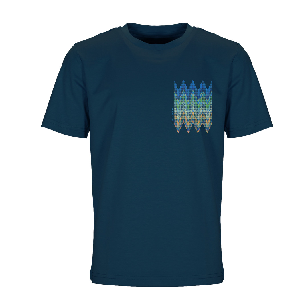 Sequin Zig Amalfi Chest - Kids T-Shirt