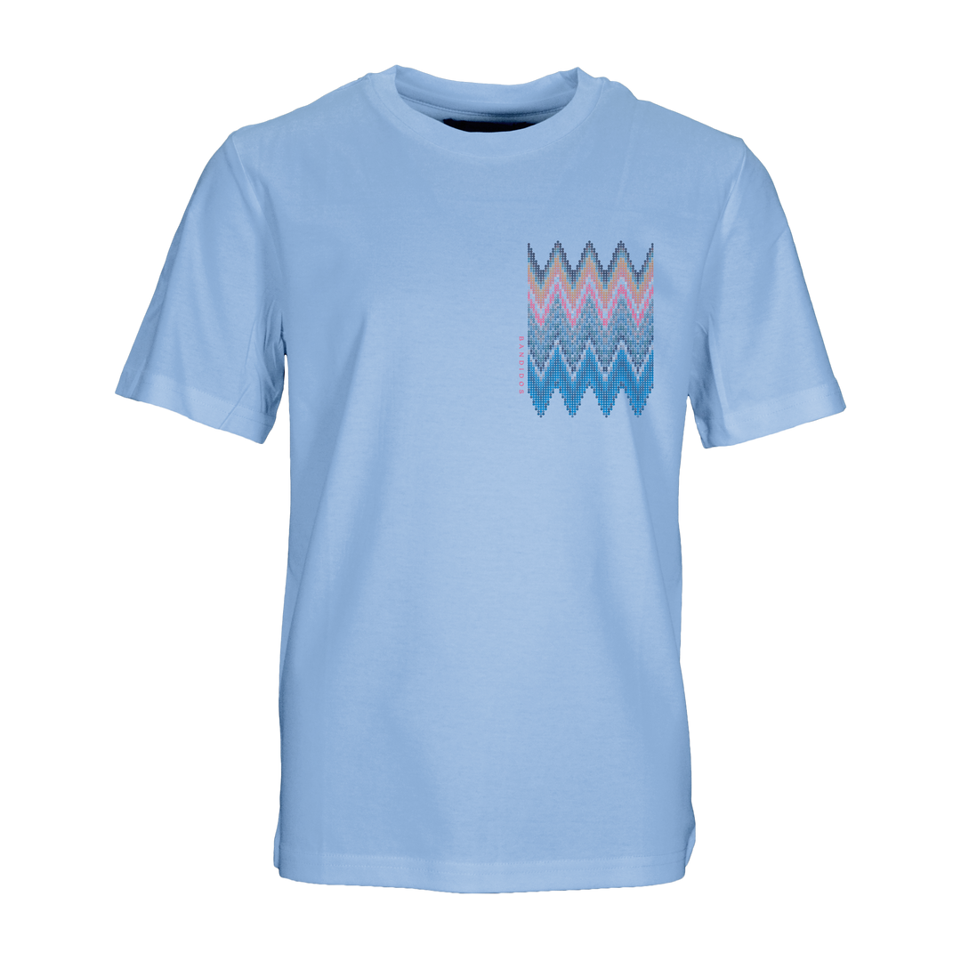 Sequin Zig Miami Chest - Kids T-Shirt