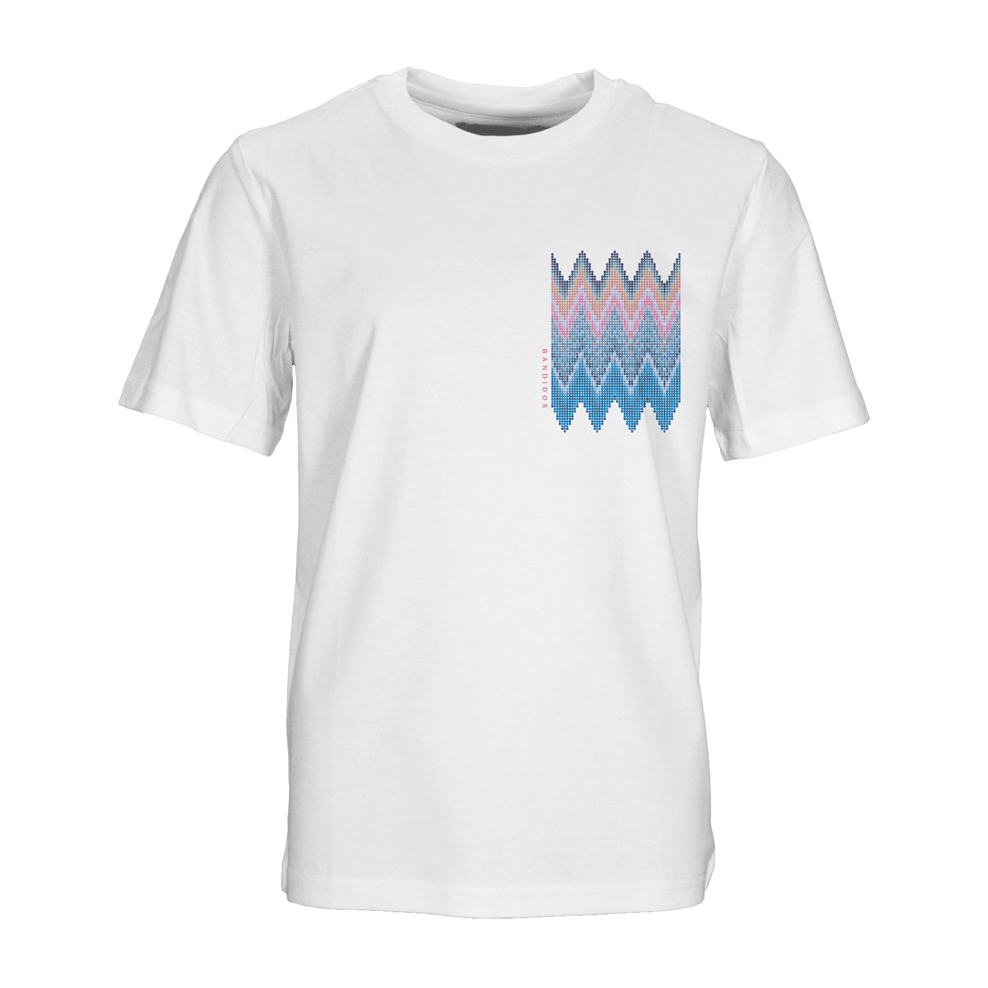 Sequin Zig Miami Chest - Kids T-Shirt