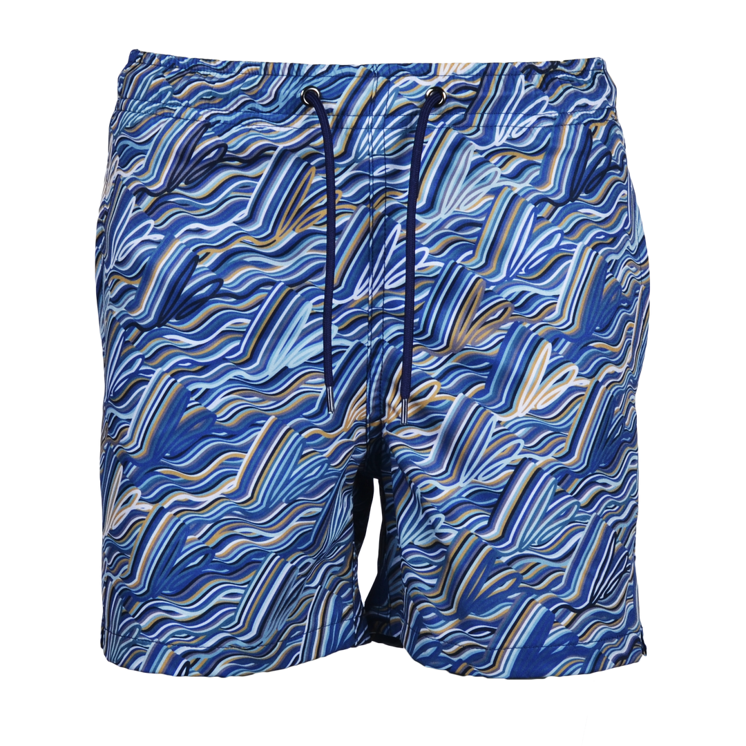Autograph Navy Gold Pocket - Kid's T-shirt & Swim Short Set