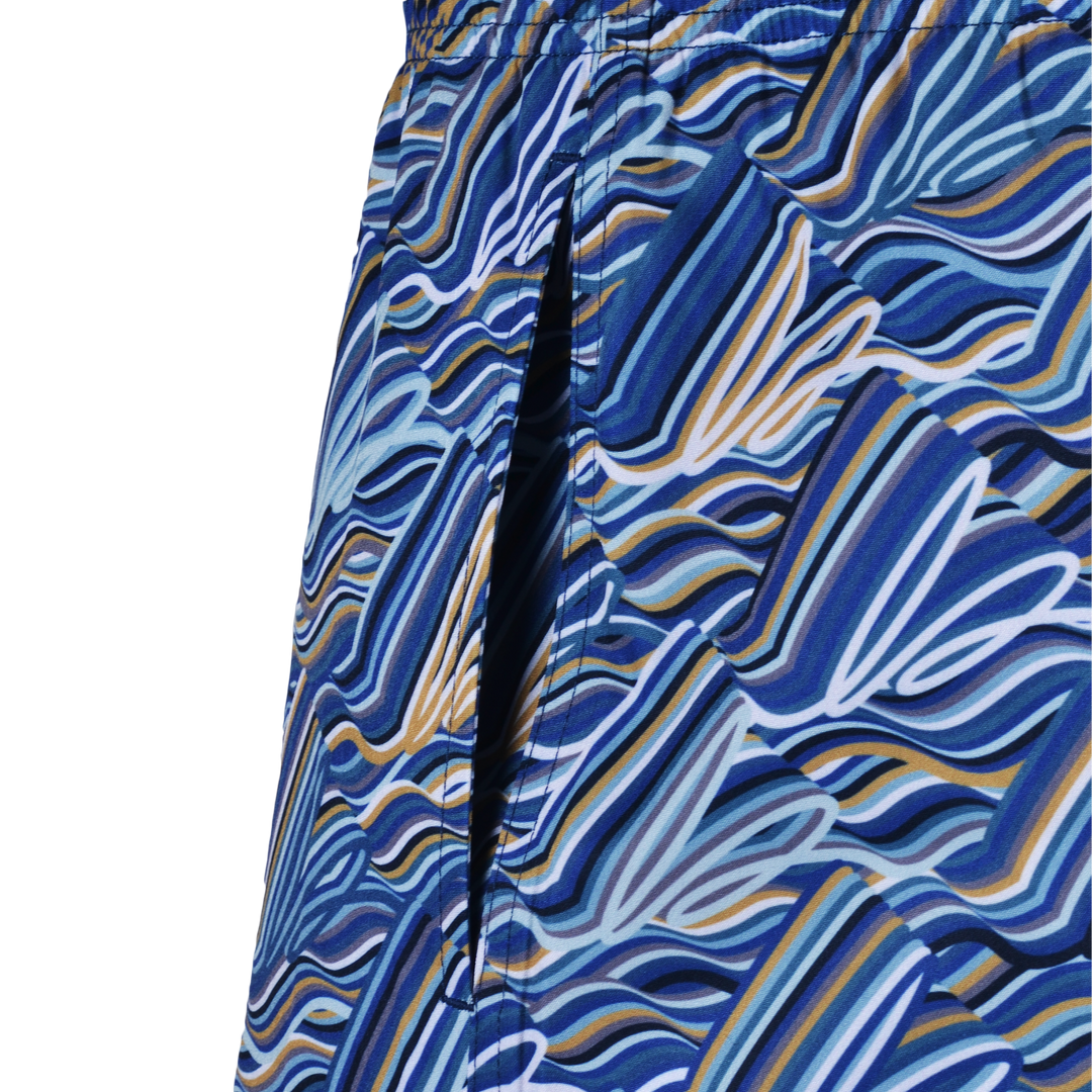 Autograph Navy Gold Pocket - Kid's T-shirt & Swim Short Set