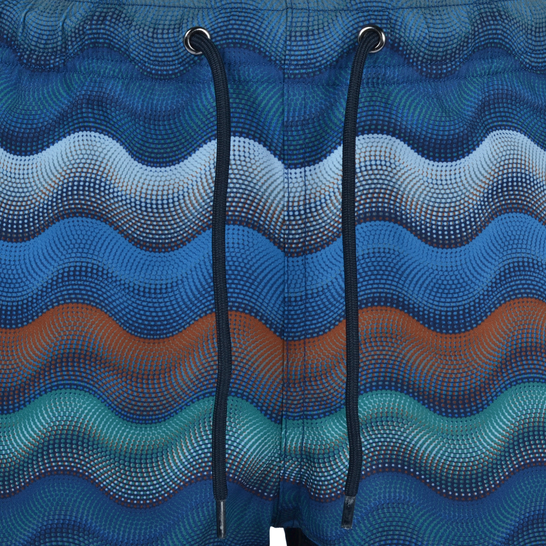 Dot Waves Dubai Bar - Kids T-Shirt & Swim Short Set