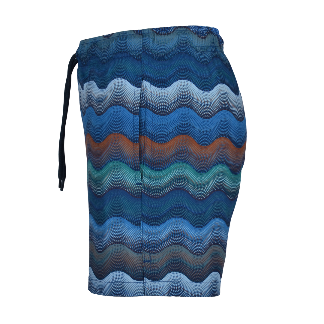 Dot Waves Dubai Bar - Kids T-Shirt & Swim Short Set