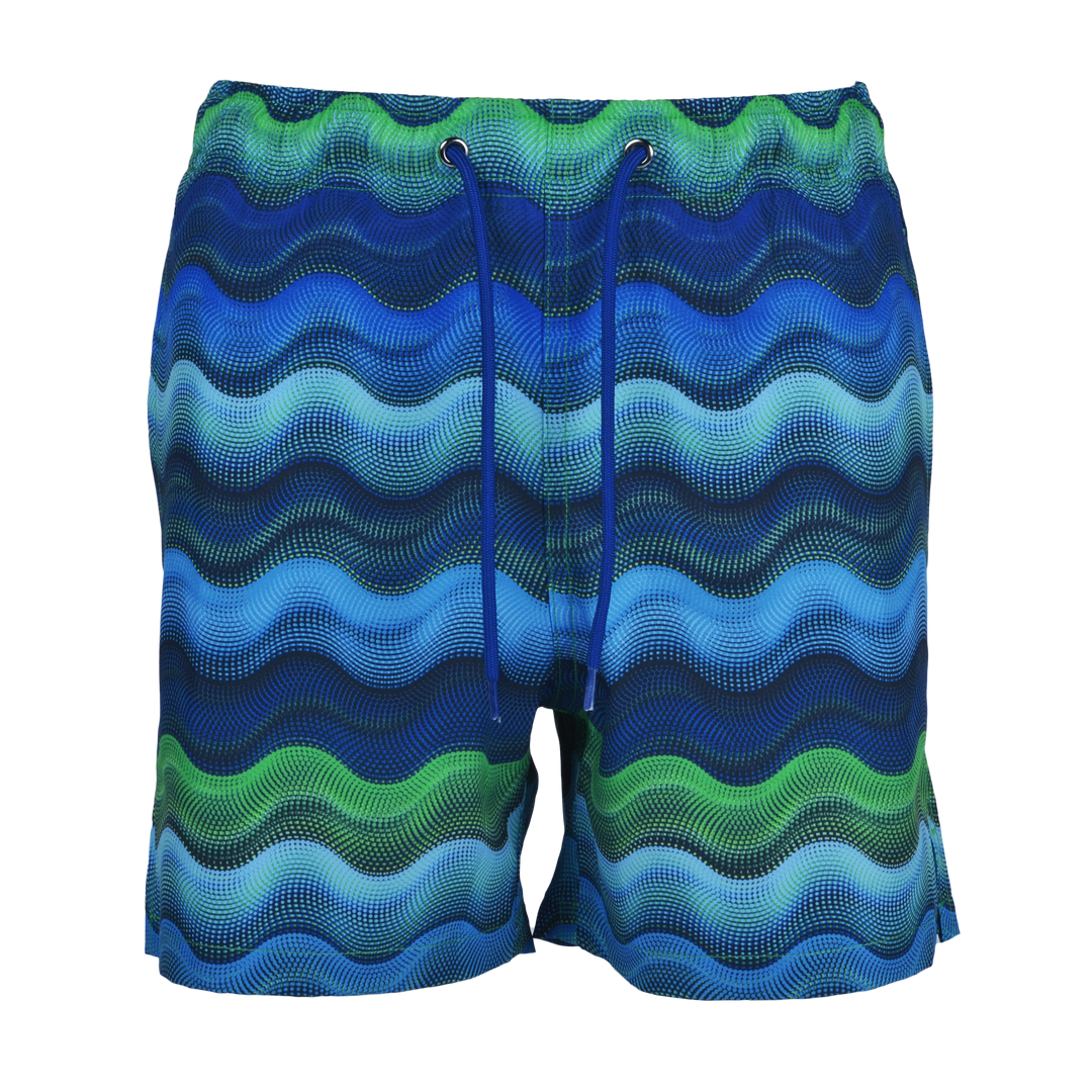 Dot Waves Hawaii Bar - Kids T-Shirt & Swim Short Set