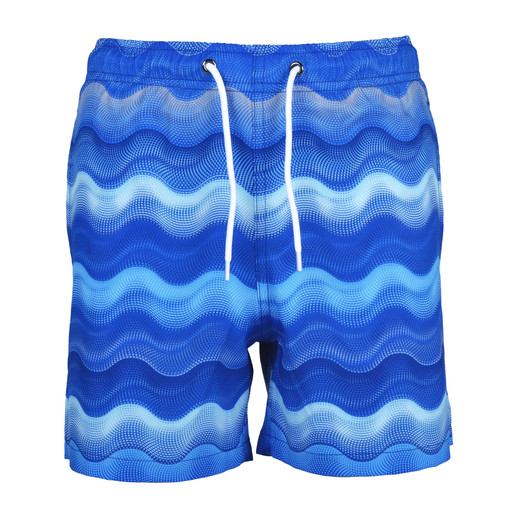 Dot Waves Santorini Orb - Kids T-Shirt & Swim Short Set