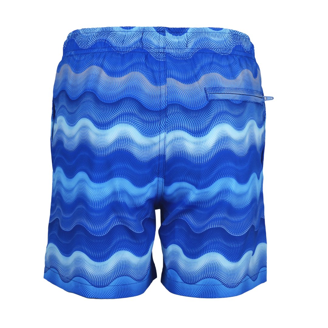 Dot Waves Santorini Orb - Kids T-Shirt & Swim Short Set