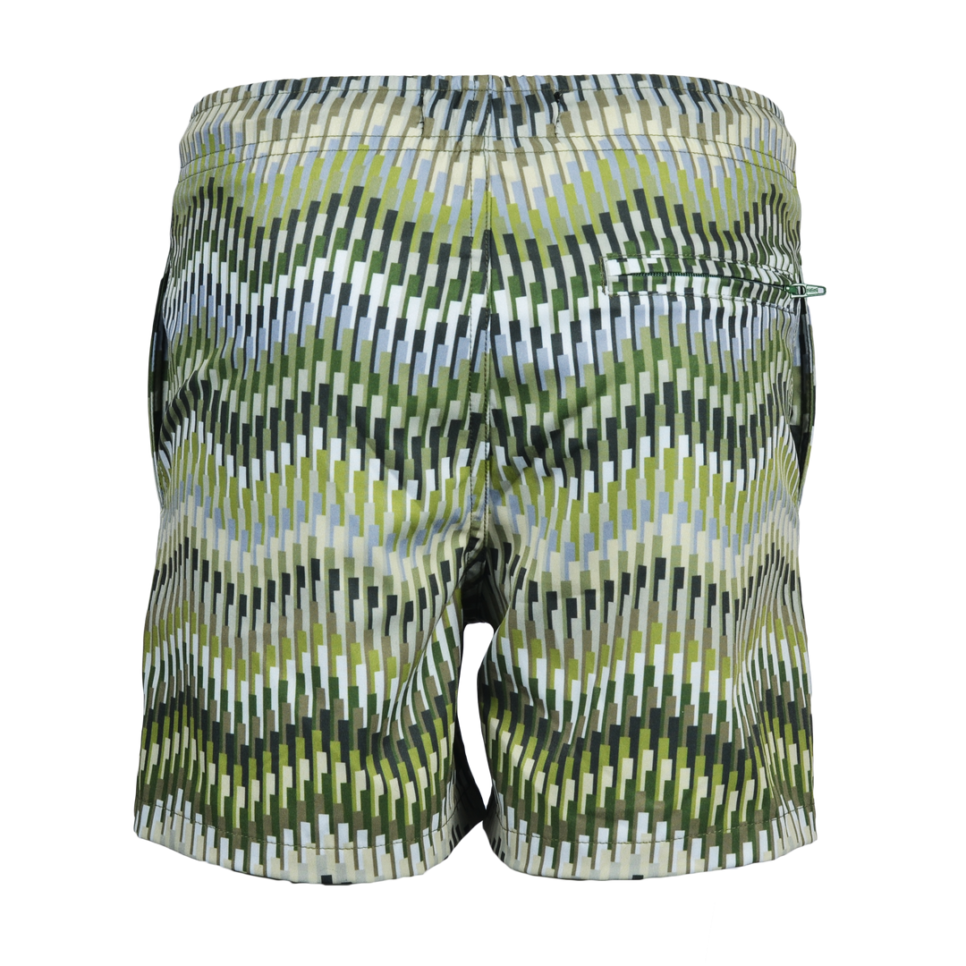 Line Zig Green MB17 - Kid's T-shirt & Swim Short Set