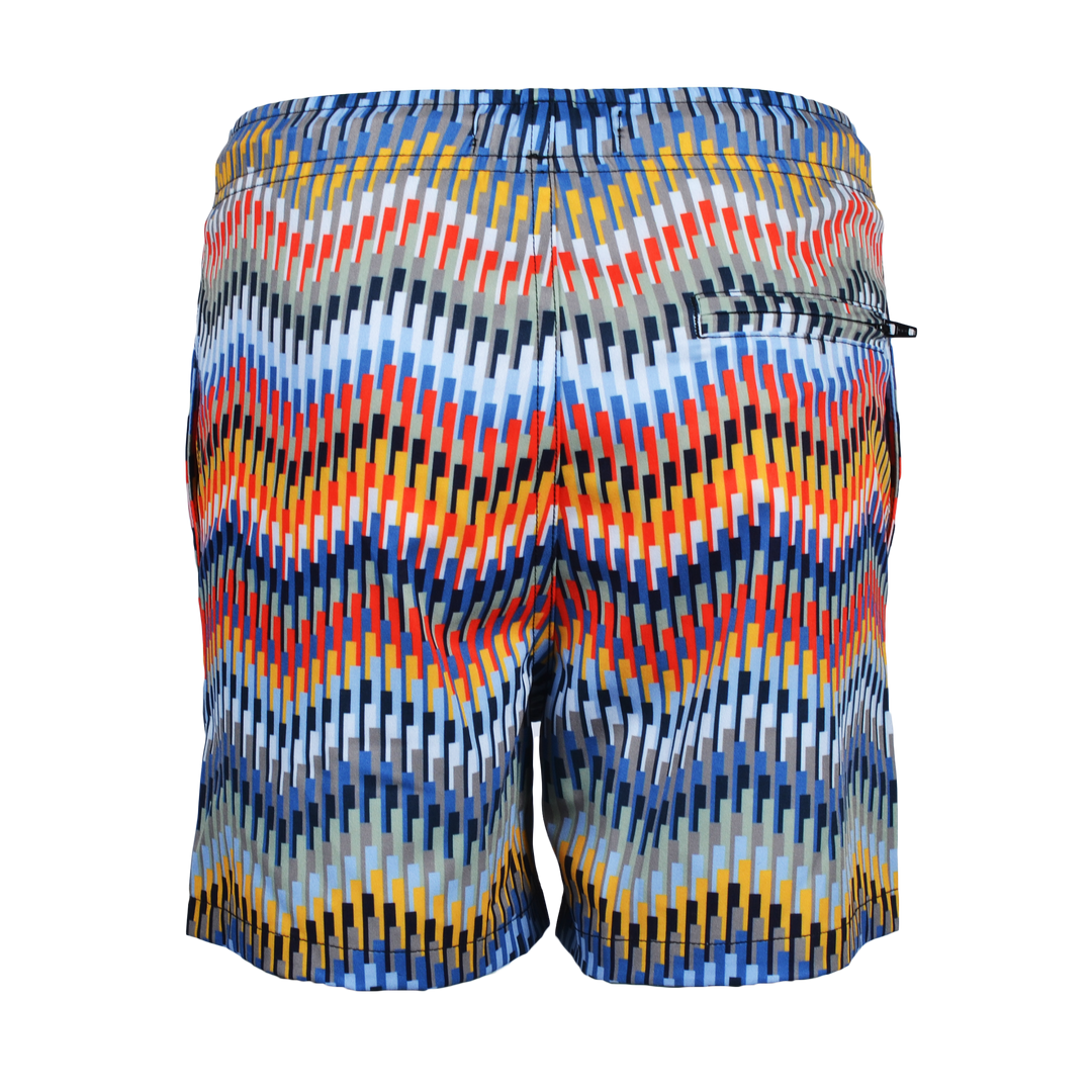 Line Zig Multi Chevron - Kid's T-shirt & Swim Short Set