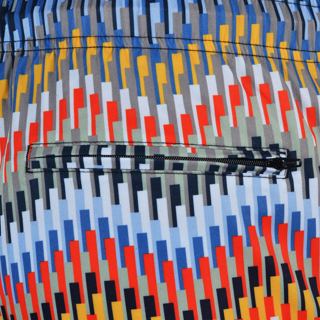Line Zig Multi Chevron - Kid's T-shirt & Swim Short Set