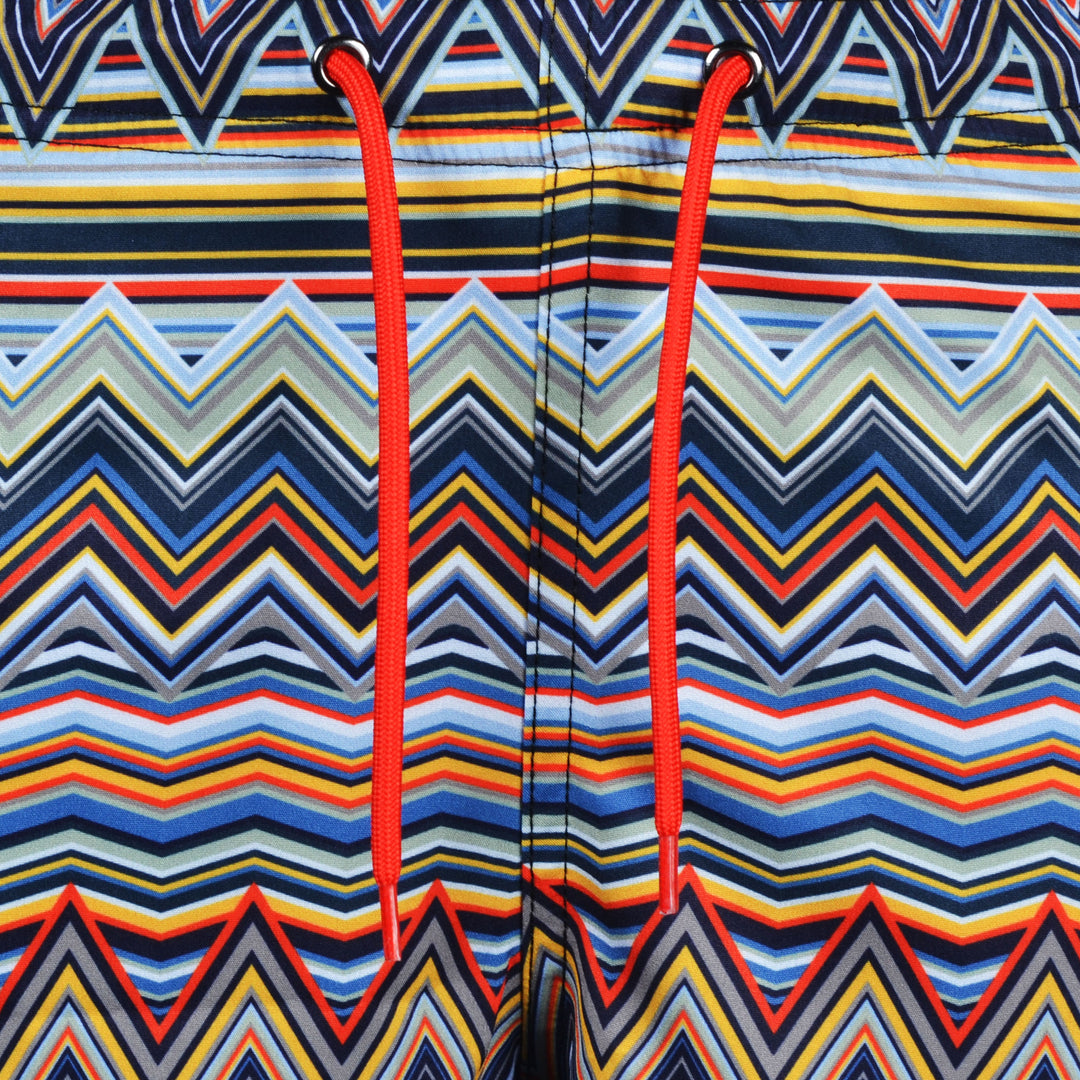 Multi Zig Multi Waveform - Kid's T-shirt & Swim Short Set