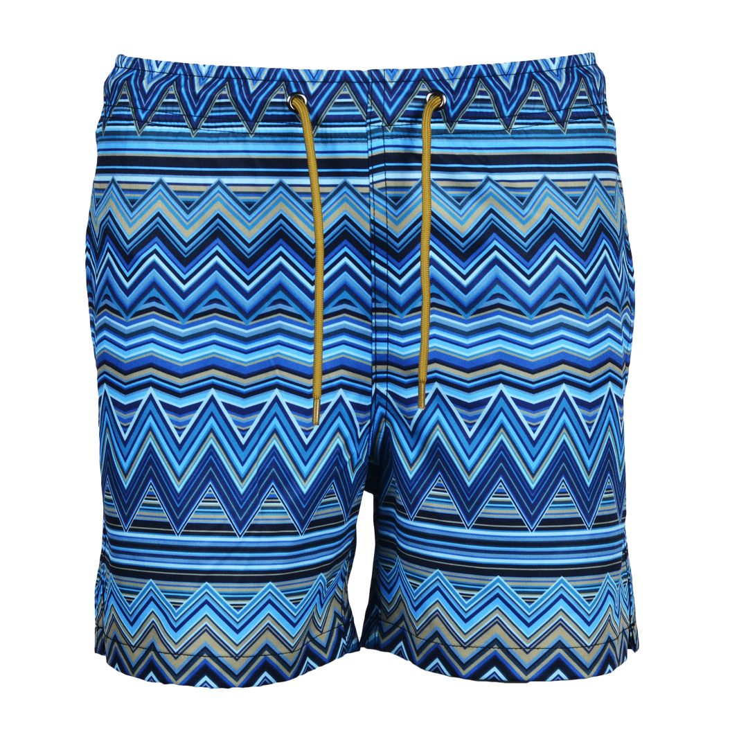 Multi Zig Navy - Kid's Swim Short