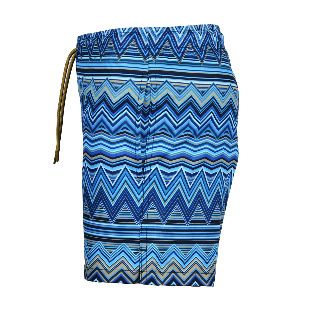 Multi Zig Navy - Kid's Swim Short