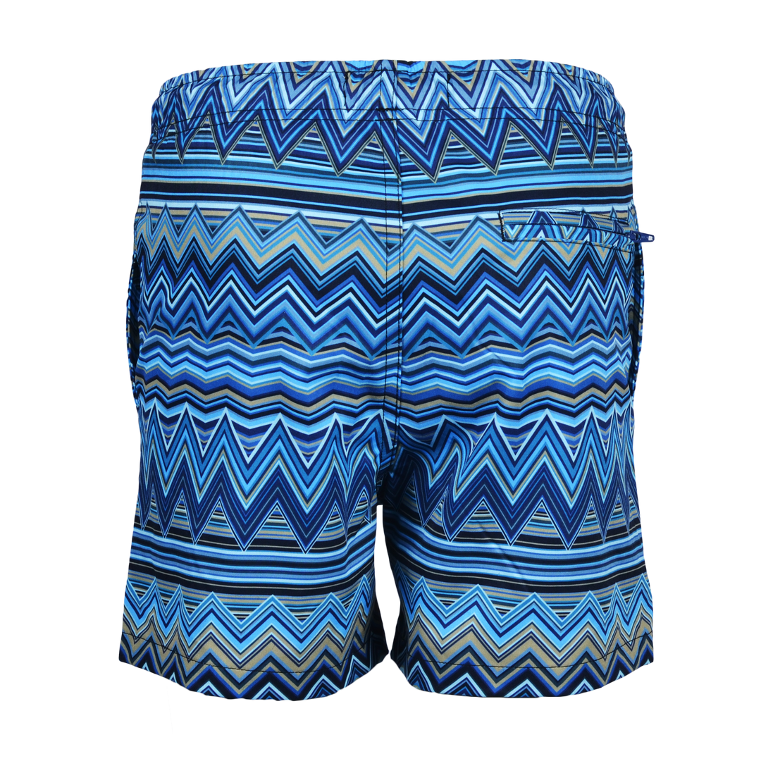 Multi Zig Navy - Kid's Swim Short