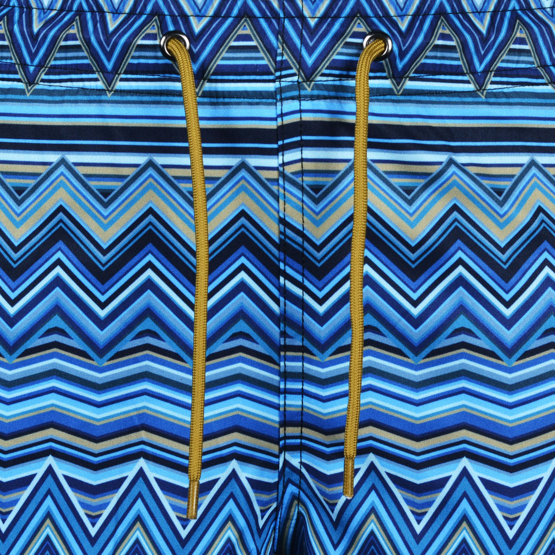 Multi Zig Navy - Kid's Swim Short