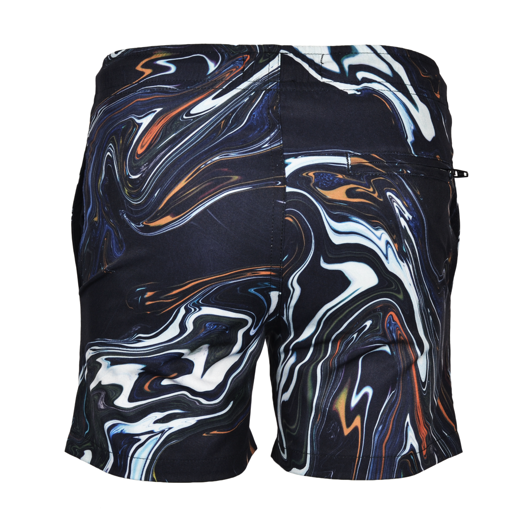 Oil Black - Kid's T-shirt & Swim Short Set