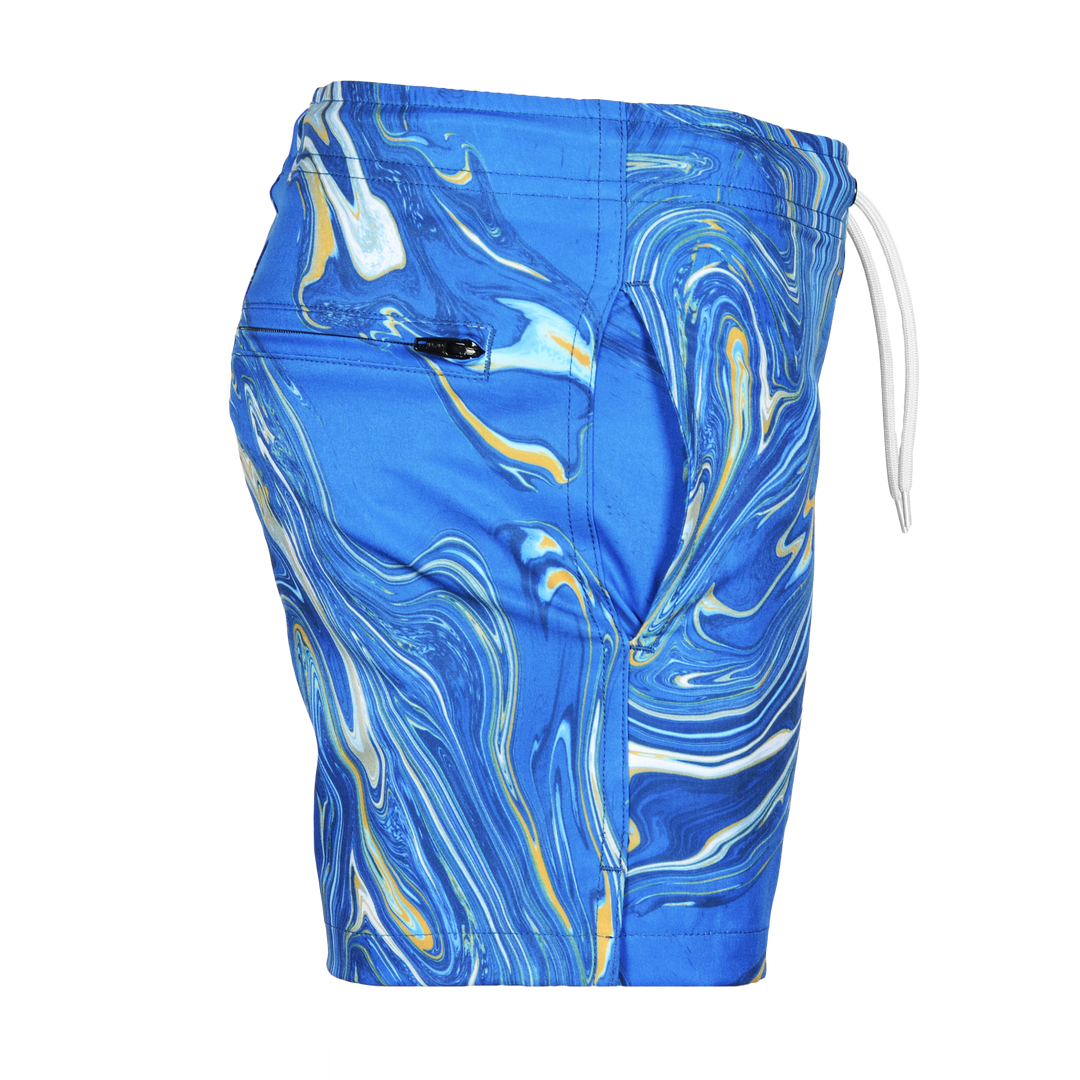 Oil Blue - Kid's Swim Short