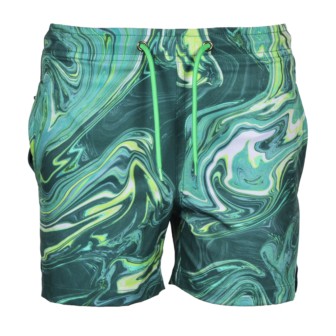 Oil Green - Kid's Swim Short