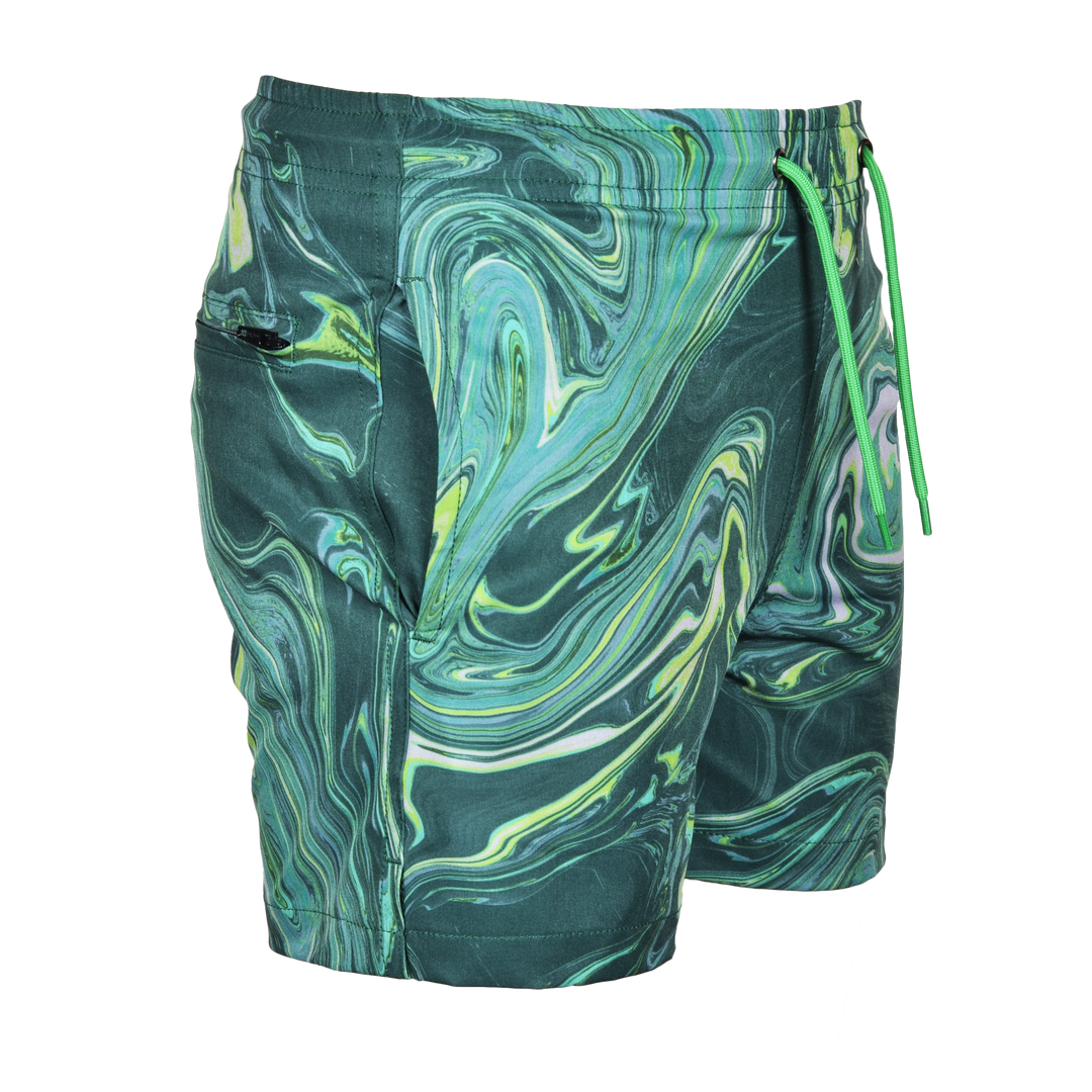 Oil Green - Kid's Swim Short