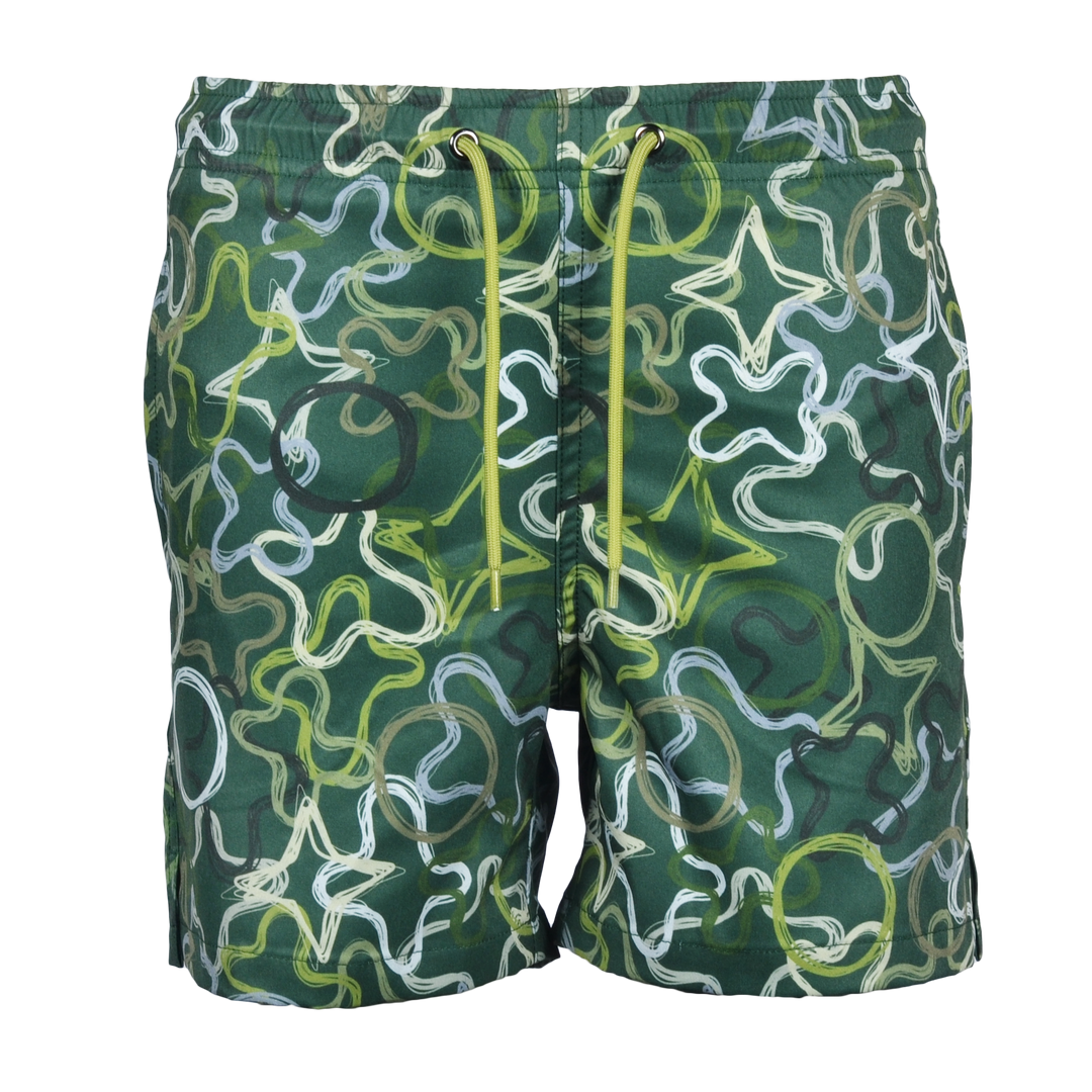 Quattro Green - Kid's T-shirt & Swim Short Set