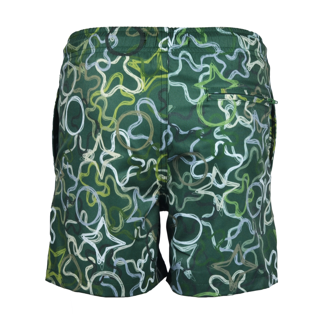 Quattro Green - Kid's T-shirt & Swim Short Set