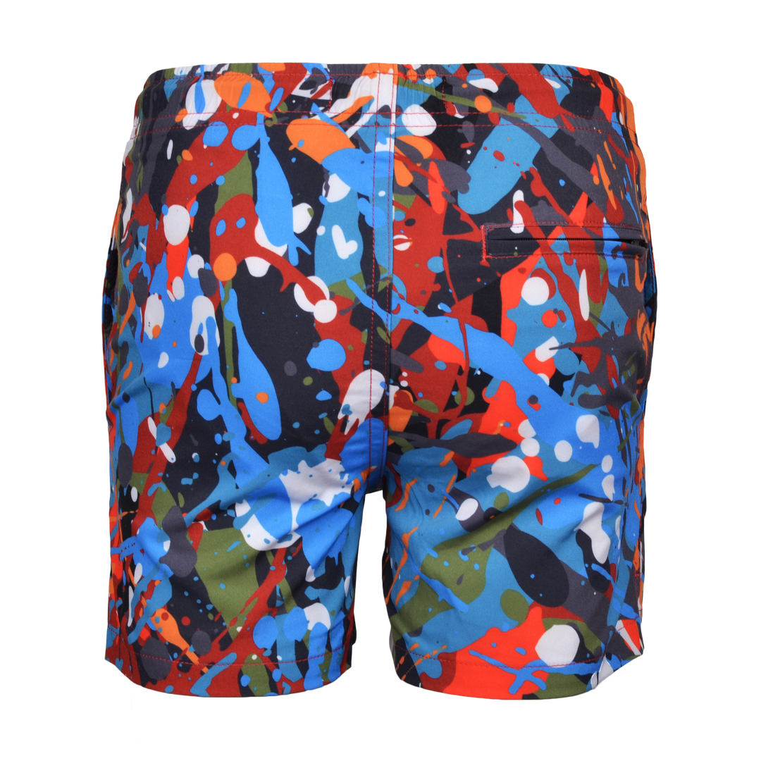 Splatter Multi - Kid's T-shirt & Swim Short Set