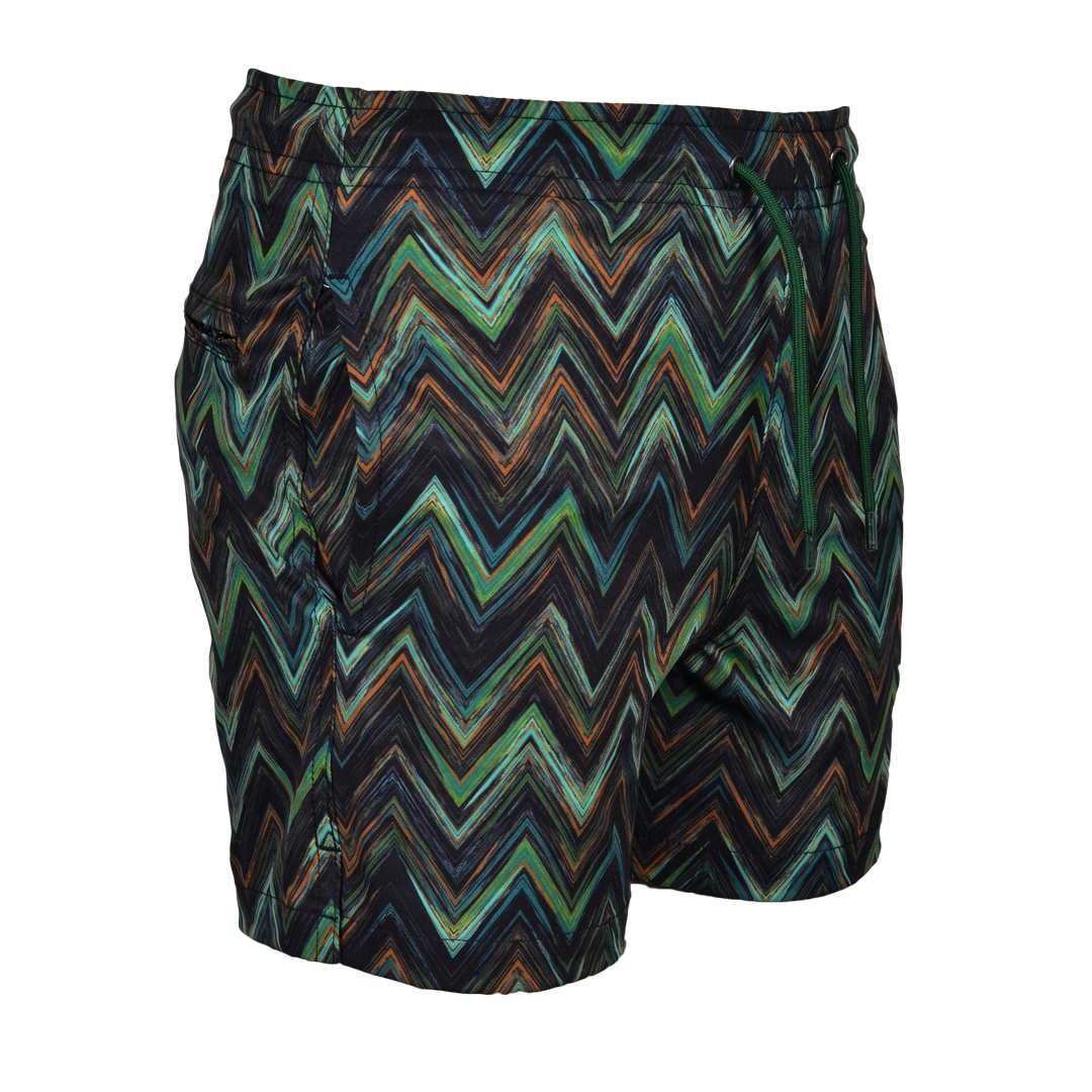 Space Zig Green - Kid's Swim Short