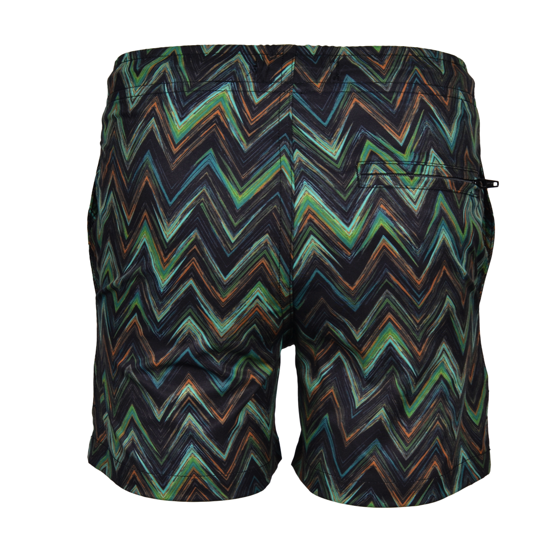 Space Zig Green - Kid's Swim Short