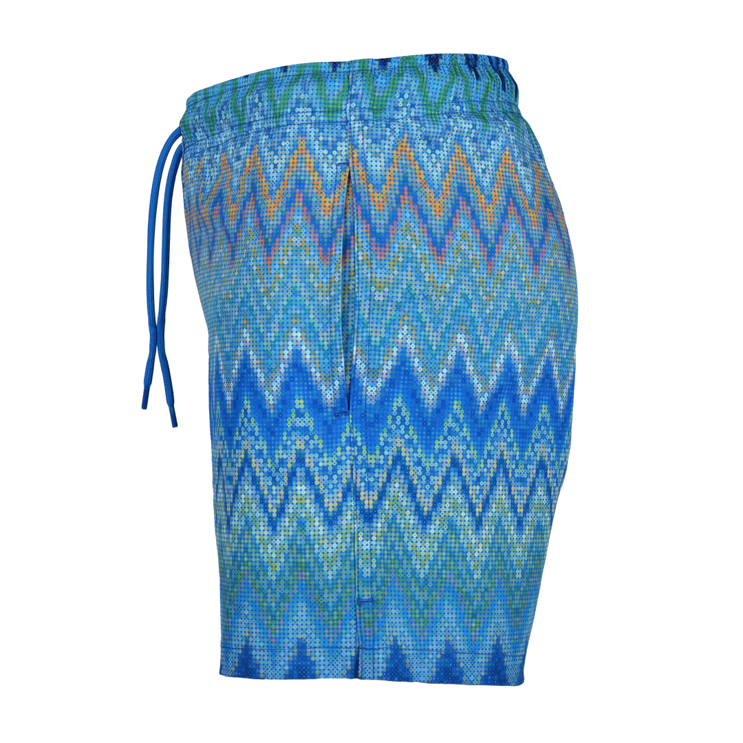 Sequin Zig Amalfi - Kids Swim Short