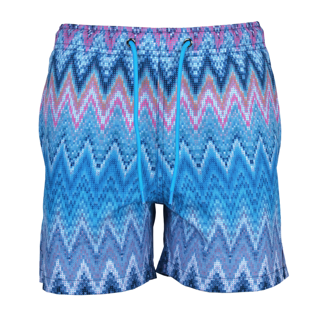 Sequin Zig Miami - Kids Swim Short