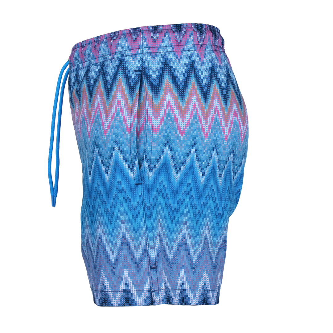Sequin Zig Miami - Kids Swim Short