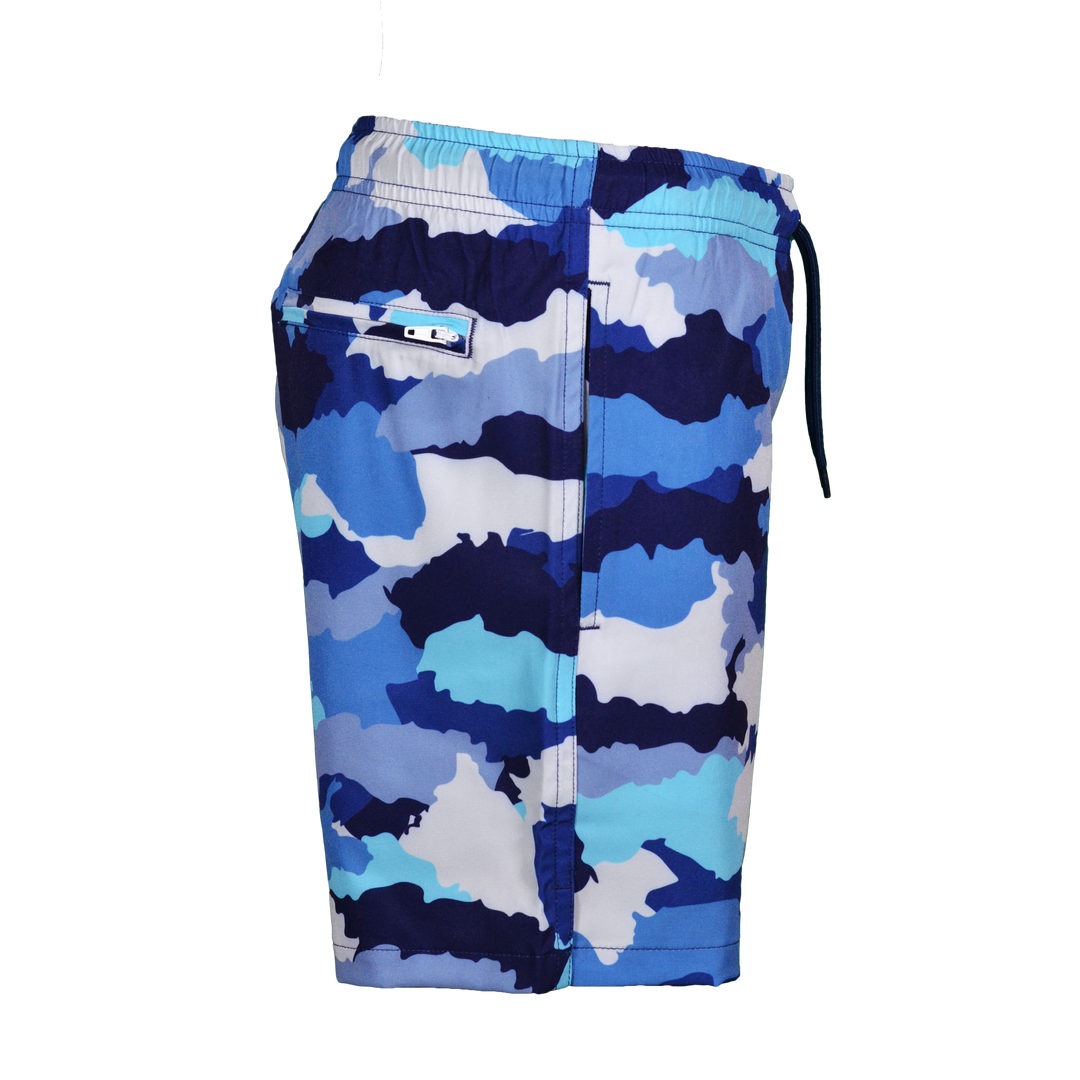 Camo Blue - Kid's T-shirt & Swim Short Set