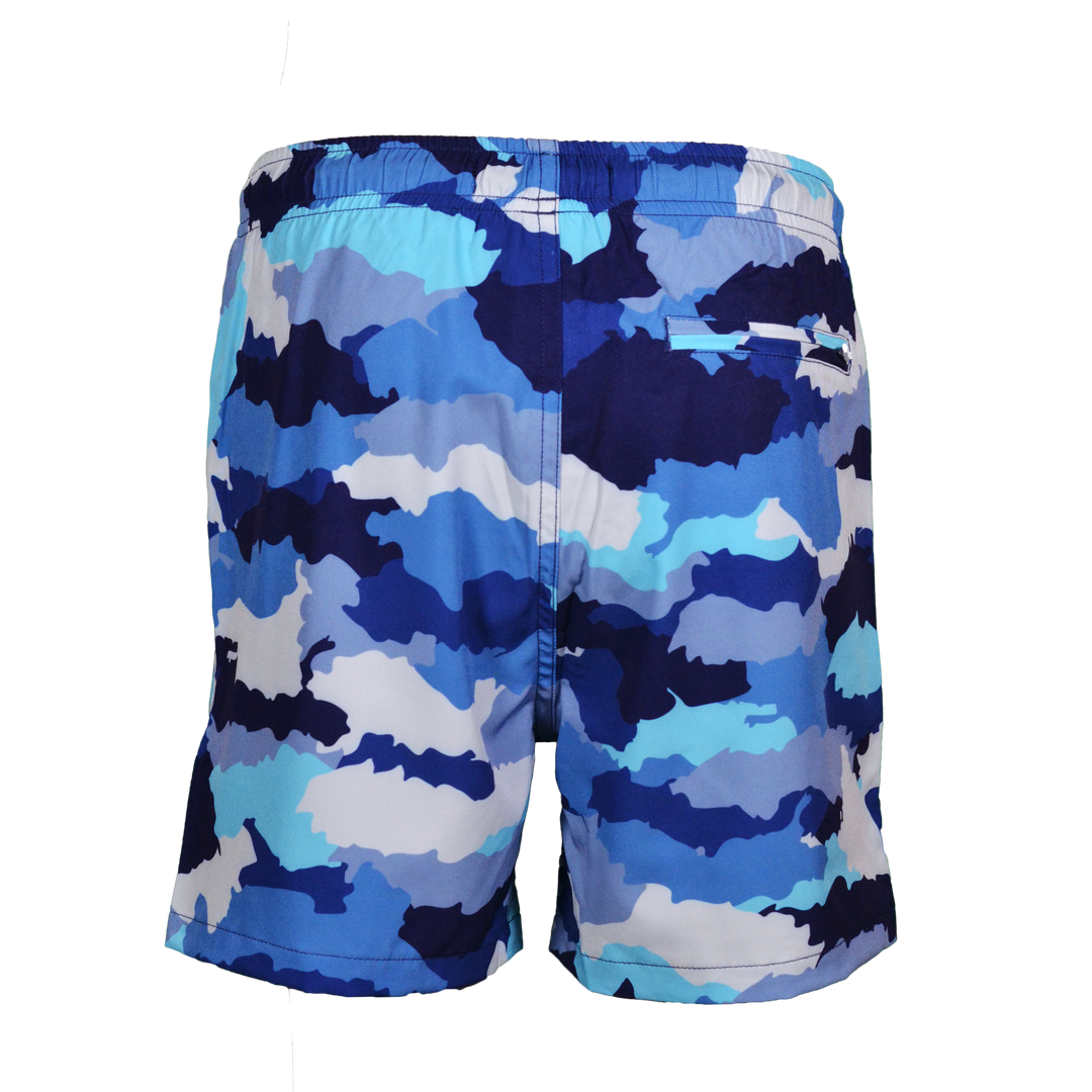 Camo Blue - Kid's T-shirt & Swim Short Set