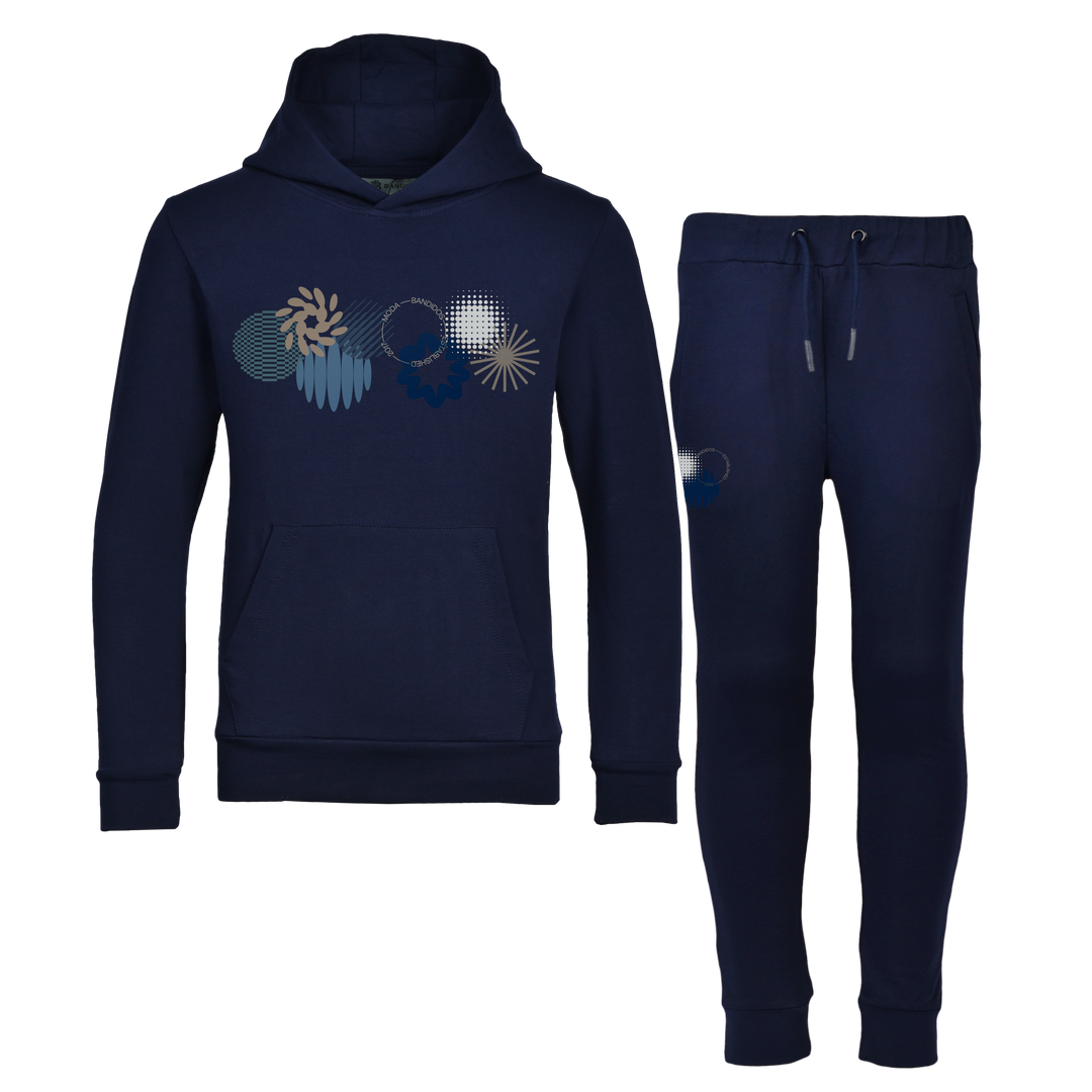Emblems Blue - Kid's Hoodie Tracksuit