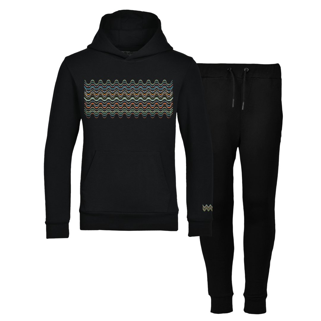 Flow Wave - Kids Hoodie Tracksuit
