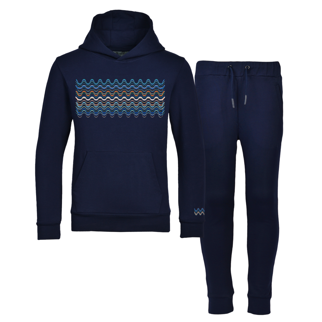 Flow Wave - Kids Hoodie Tracksuit
