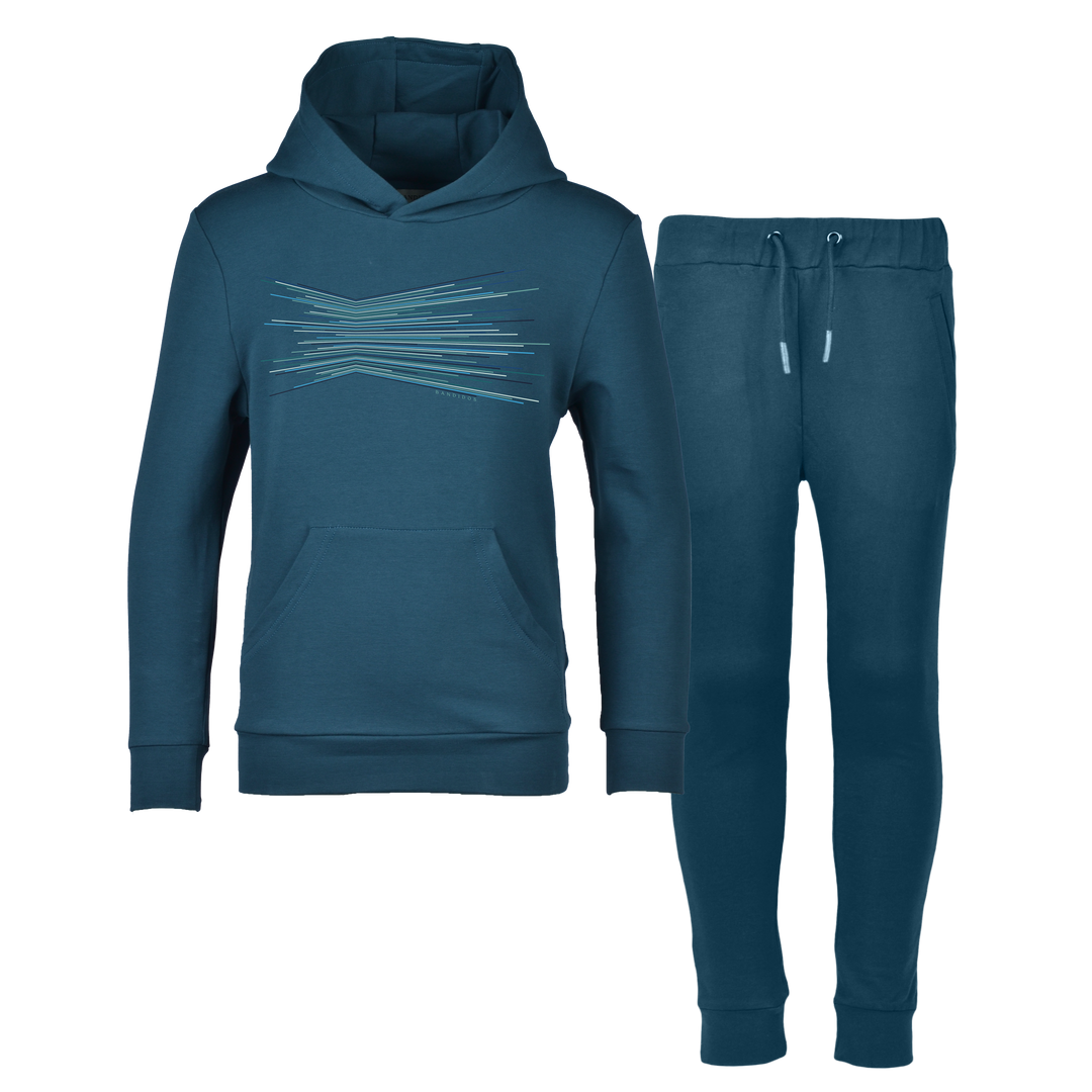 Pulse Blue - Kid's Hoodie Tracksuit