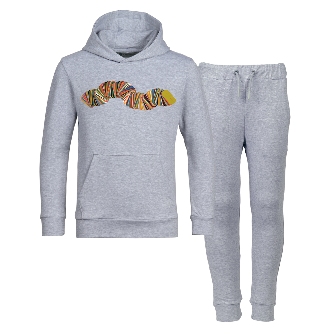 Ribbon Multi - Kids Hoodie Tracksuit