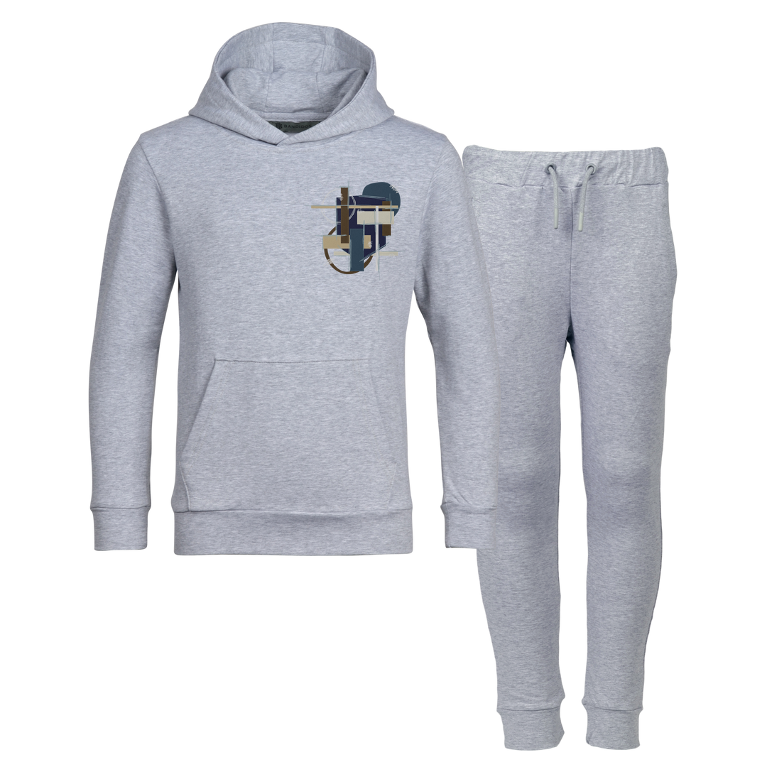 Scribble Geo - Kids Hoodie Tracksuit