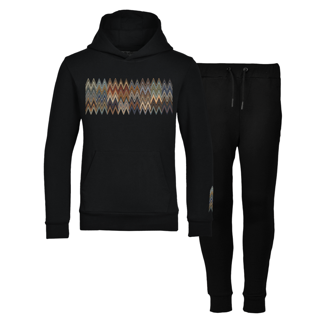 Scatter Zig - Kids Hoodie Tracksuit