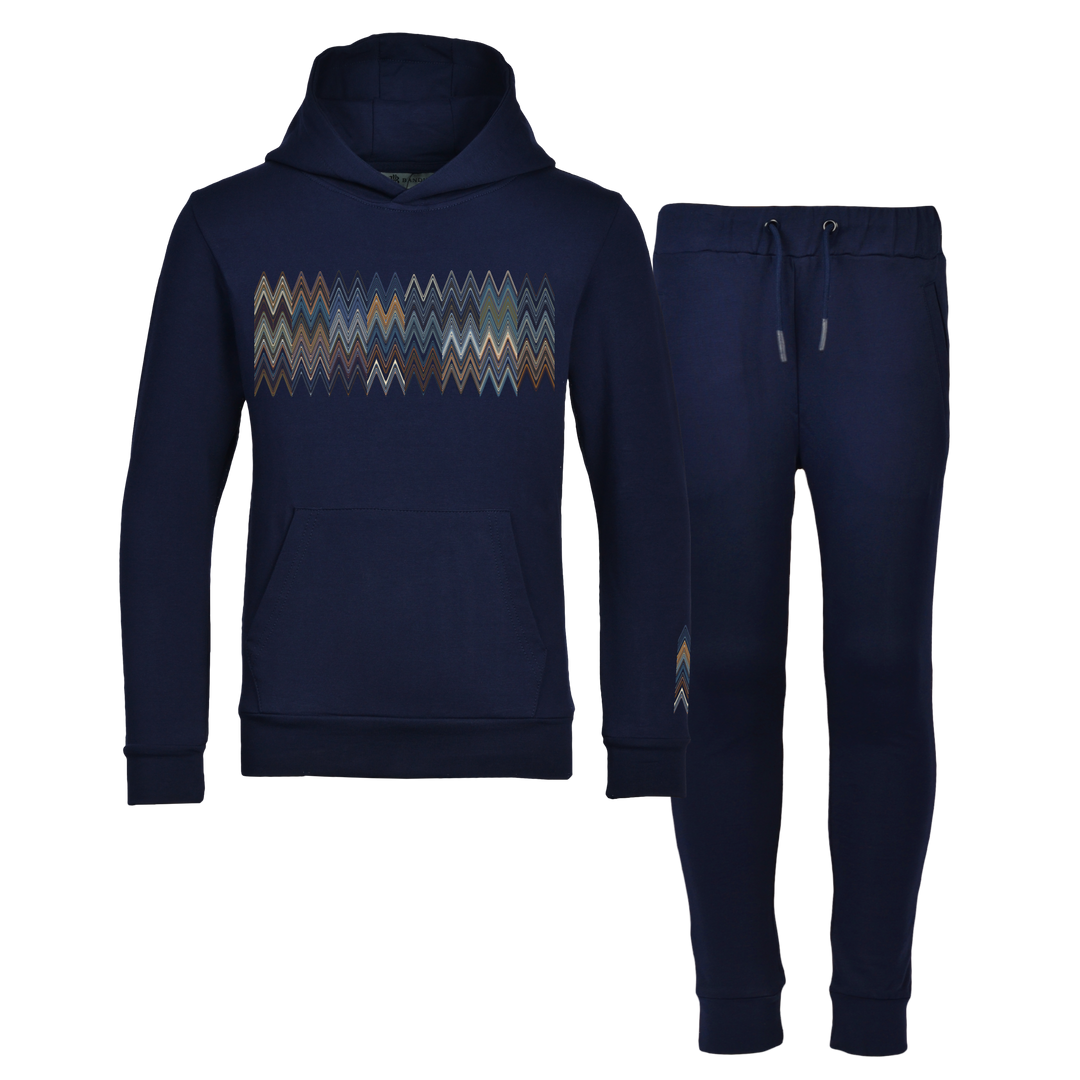 Scatter Zig - Kids Hoodie Tracksuit